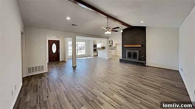 Richardson Real Estate Fixer Upper Versus Done Deal 8 1817 Clemson Drive Richardson Living Room