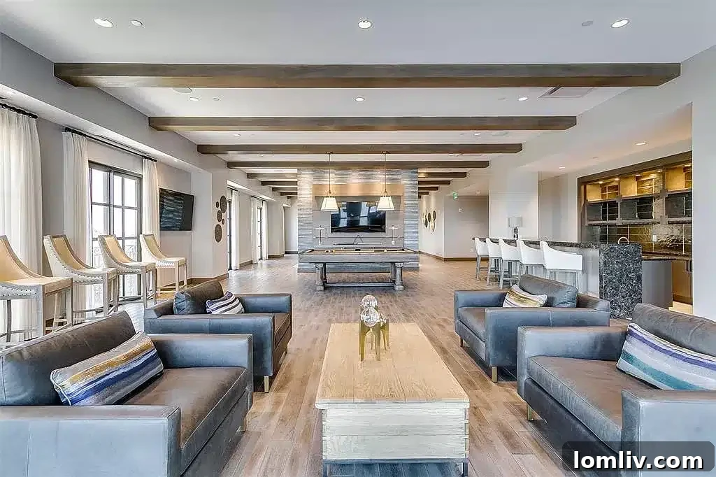 Luxury Interiors and Resident Services at Lakeside Tower Dallas
