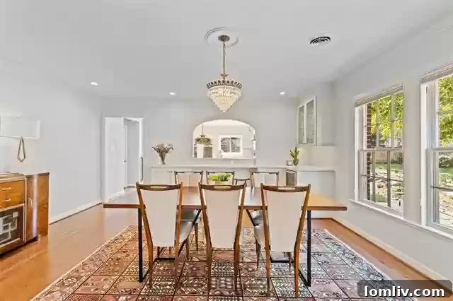Renovated Living Room with Fireplace