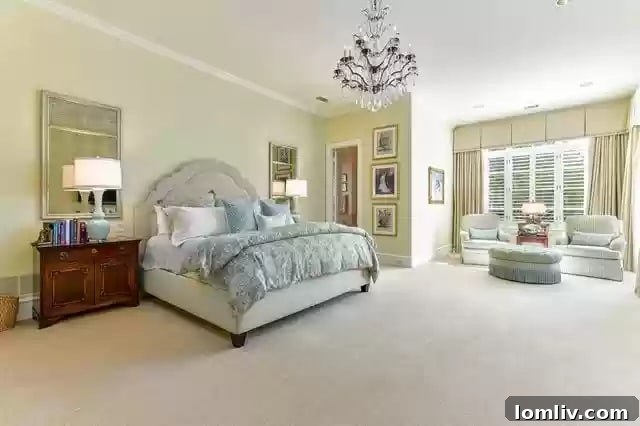 Cozy Living Area with Fireplace in the Luxury Dallas Home