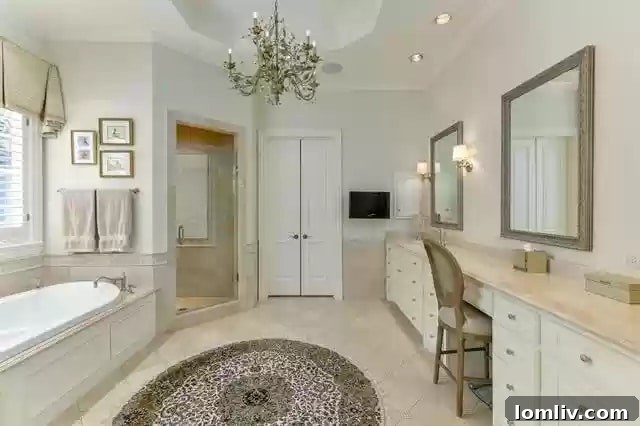 Elegant Bathroom Design in the Remodeled Estate