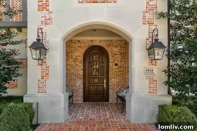 Grand Entryway of 6114 Waggoner Drive, Preston Hollow