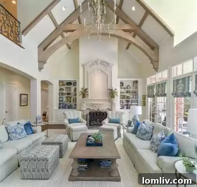 Exterior View of the Traditional Luxury Home in Dallas