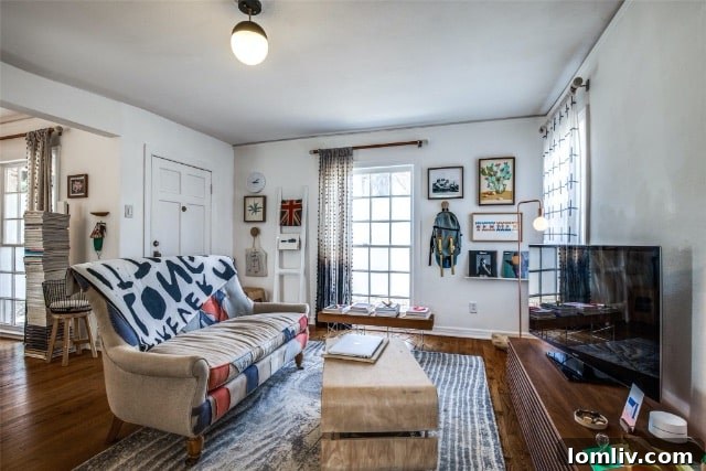 View of the cozy kitchen with mosaic tile floor and tiled countertops
