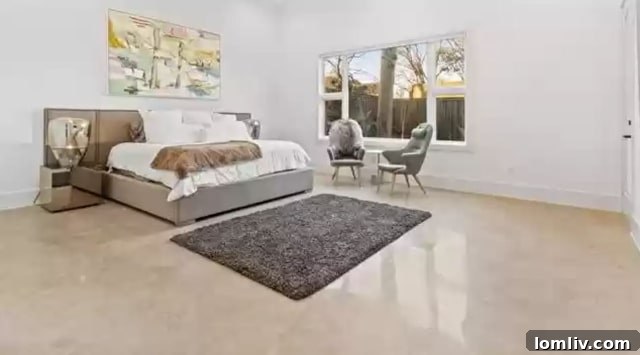 Another interior view showing modern decor and ample natural light