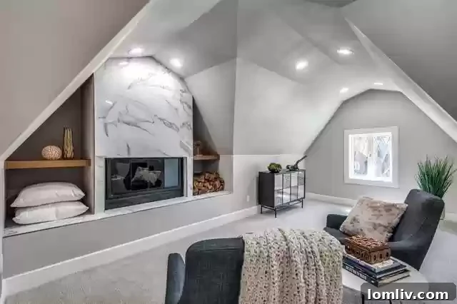 Luxurious owner's bathroom with double sinks and freestanding tub