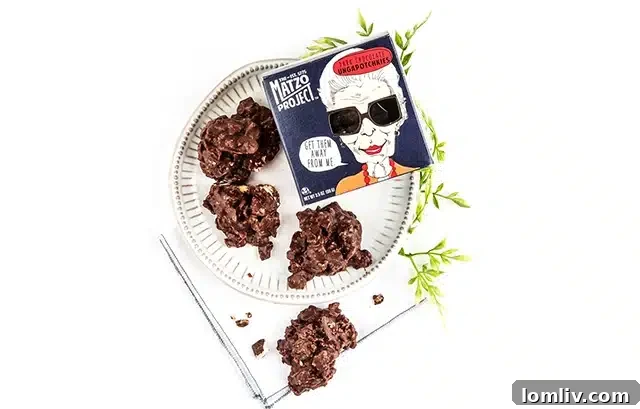 Celebrate with Style: Easter and Passover Essentials 16 The Matzo Project's Dark Chocolate Ungapotchkies, a decadent mix of chocolate, salted peanuts, toffee, and matzo