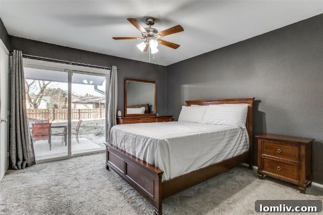 Spacious backyard on a huge corner lot with lush green grass and ample space