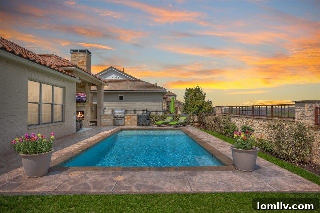 Heated Pool with Panoramic Downtown Fort Worth Views