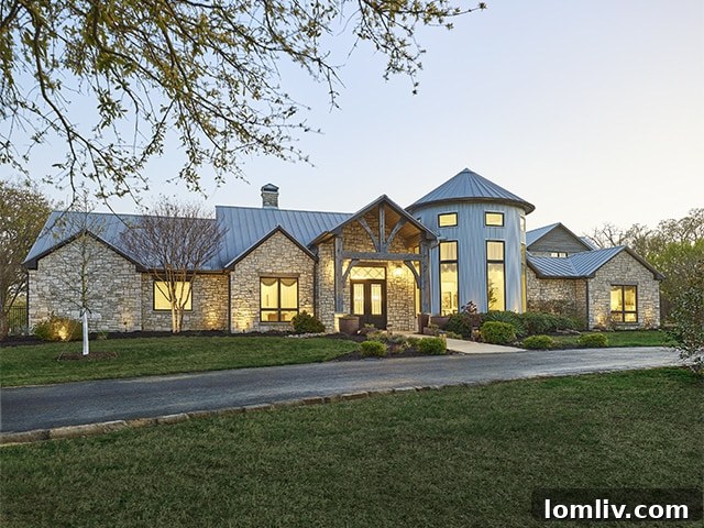 480HouseA - Side view of the luxurious home on the estate