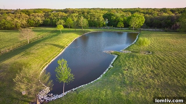 480FrmlDng - Serene pond on the estate grounds