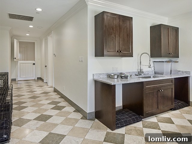 480FrmlDng - The meticulously designed dog room