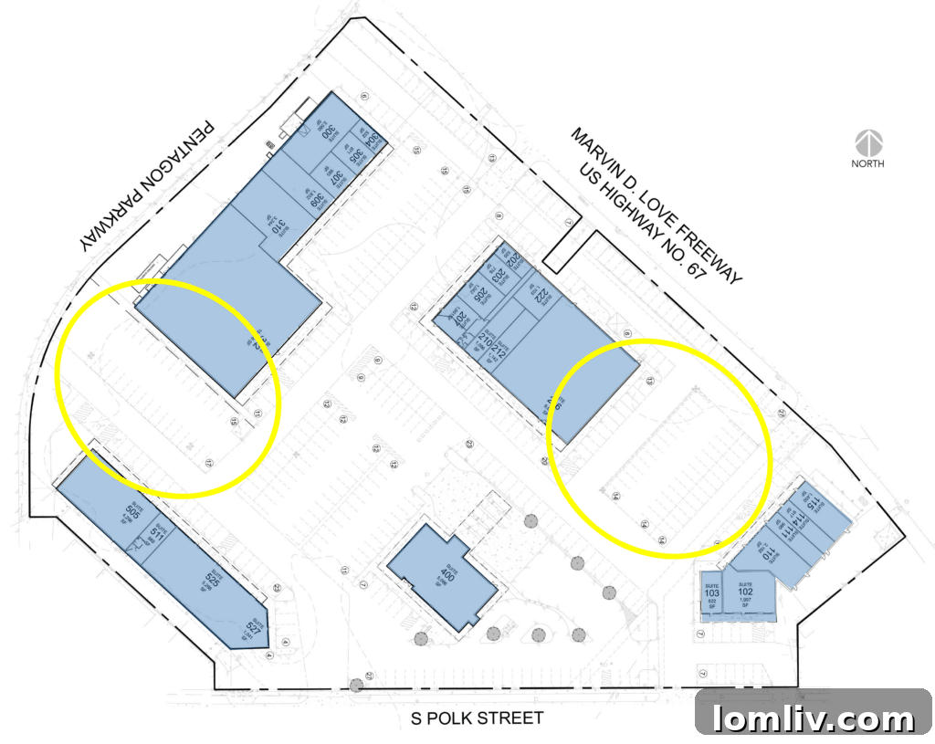 Monte Anderson Plans Affordable Micro Homes for Oak Cliff Retail Hub 7 Site plan provided by Monte Anderson