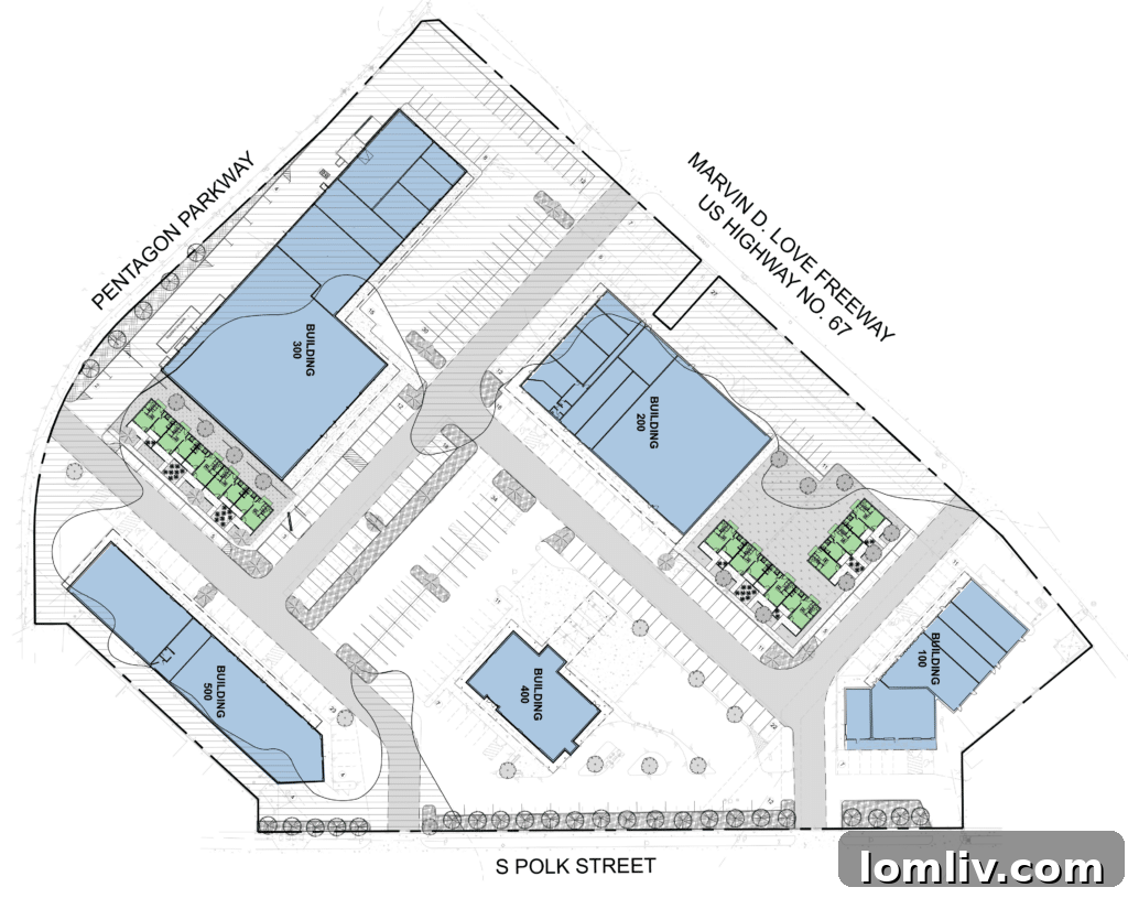 Monte Anderson Plans Affordable Micro Homes for Oak Cliff Retail Hub 8 Concept drawing provided by Monte Anderson