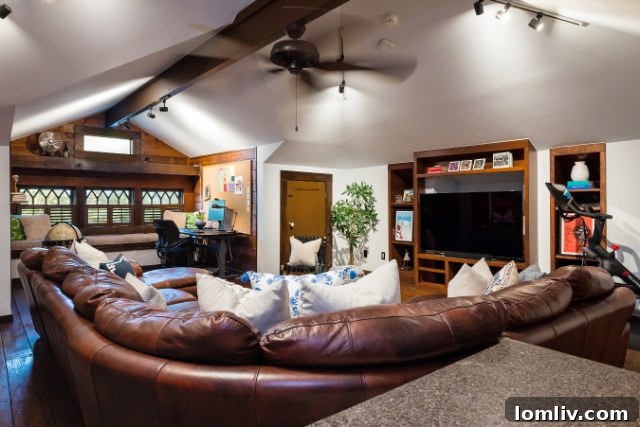 Expansive Third-Floor Family Area in Historic Home