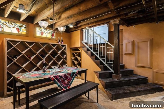 Historic Basement Transformed into Wine Cellar