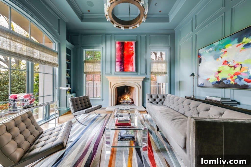 Grand Entrance to Preston Hollow Estate