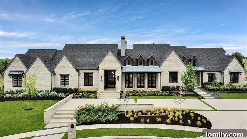 Farmhouse Chic with a City Twist The Ultimate Rural Retreat 3 Luxurious modern farmhouse interior with elegant furnishings