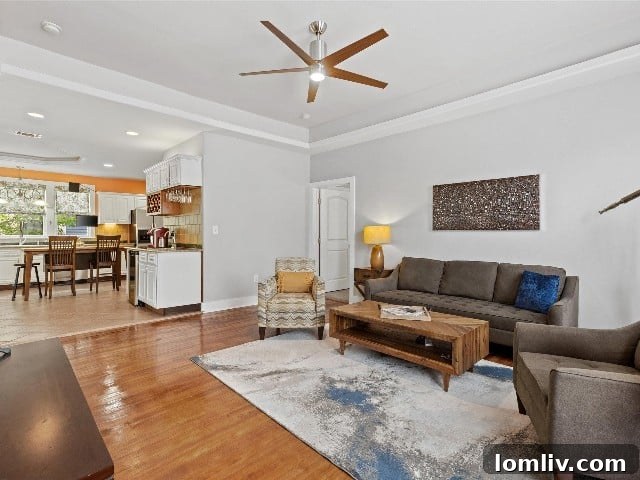 Fairmount Craftsman: Vintage Appeal, Modern Lifestyle 4 Modern Family Room and Dry Bar