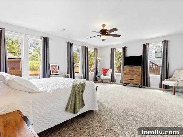 Fairmount Craftsman: Vintage Appeal, Modern Lifestyle 6 Bright Primary Bedroom with Windows