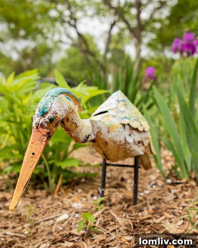 Lush green pathway through a private East Dallas garden