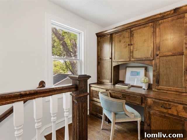 View of the coffee bar and breakfast nook area in the kitchen