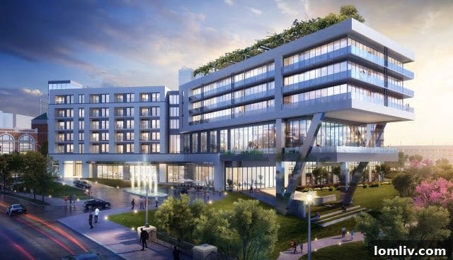 Street view of One Rangers Way apartments in Arlington