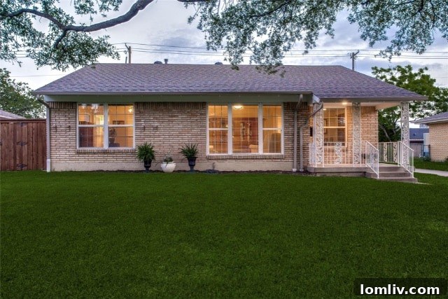 Charming updated home exterior in Richardson Heights