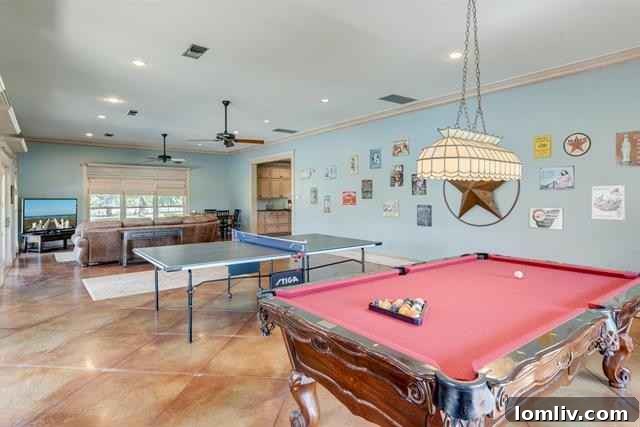 Commercial-Grade Kitchen in Fort Worth Estate Compound