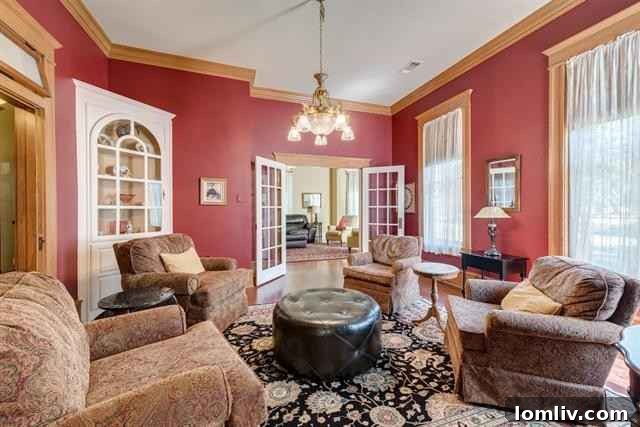 Spacious Living Area in a 1906 Fort Worth Residence