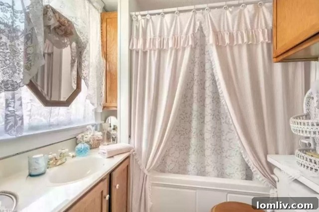 Bedroom with Ornate Bedding and Floral Patterns in a Victorian Home