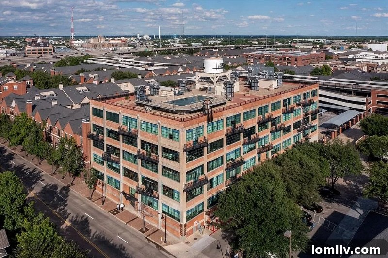 Canton Lofts exterior view Dallas