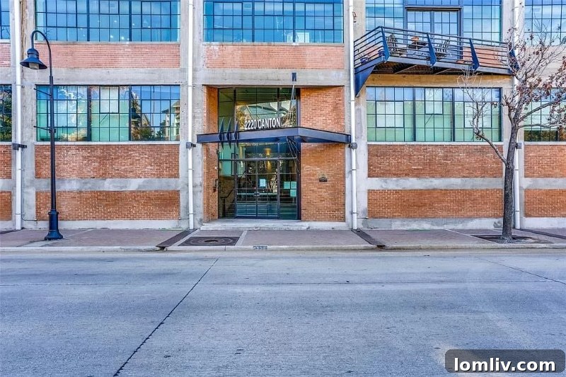 Canton Lofts redeveloped building exterior
