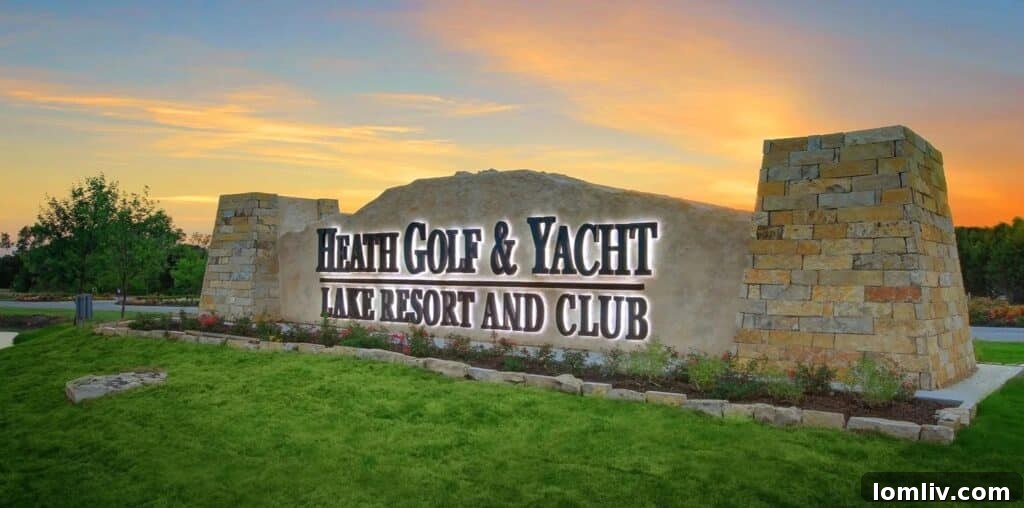 Heath Golf and Yacht Club Entrance