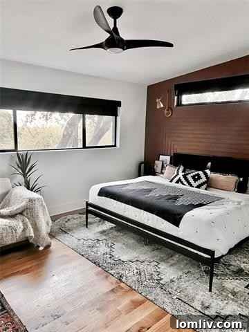 Detailed view of the renovated kitchen countertops and fixtures