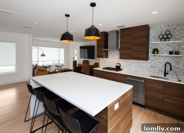 Contemporary home renovation project with a modern aesthetic