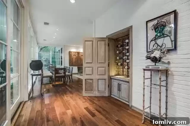 An Extraordinary Home: Elegance Crafted for the Discerning Spirit 5 Interior view of the distinctive architecture and high-end finishes at 3610 Congress Avenue, Dallas.