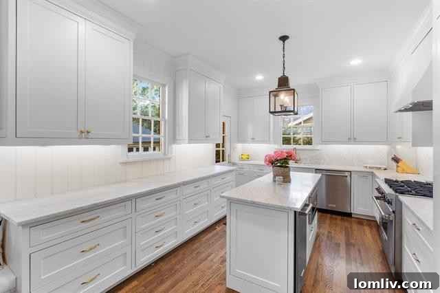 Detailed view of the living room's architectural fireplace