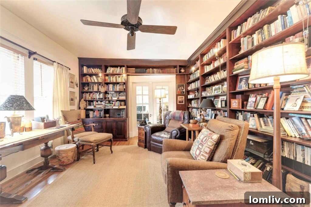 Spacious and versatile basement entertainment area in the Ryan Place home
