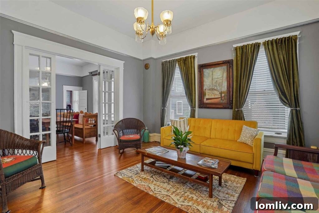 Elegant dining area with classical details in the Fairmount Greek Revival home