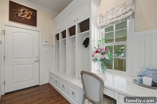 Timeless Grandeur of White Rock Valley 11 Gourmet Kitchen with Custom Marble Backsplash