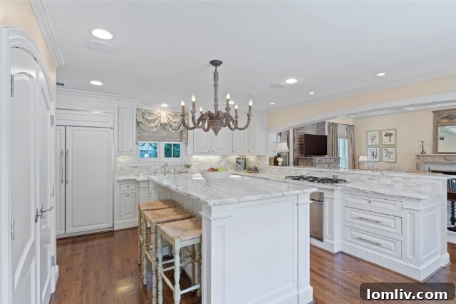 Timeless Grandeur of White Rock Valley 8 Welcoming Entryway of a Luxury Home