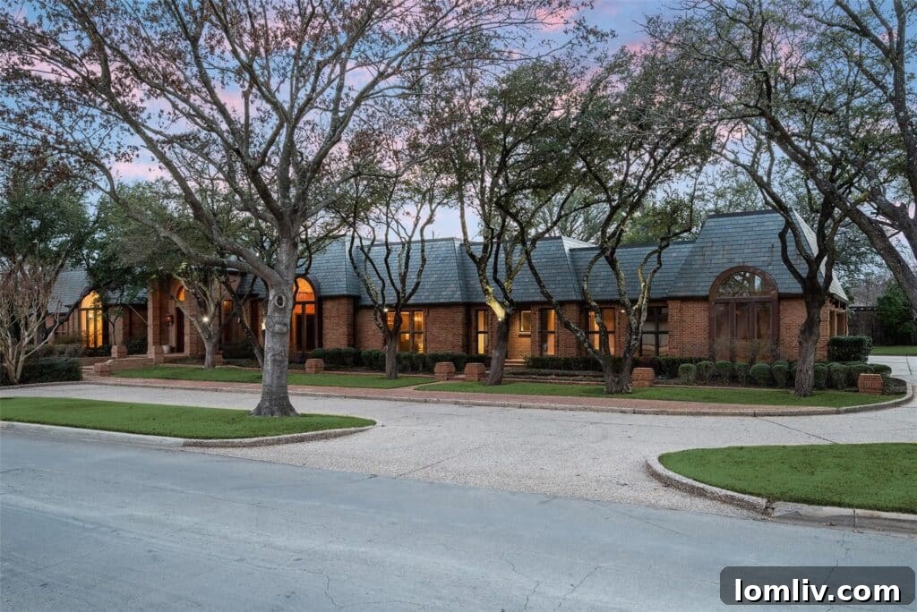 Grand Exterior View of 10001 Gaywood Road, Preston Hollow Estate