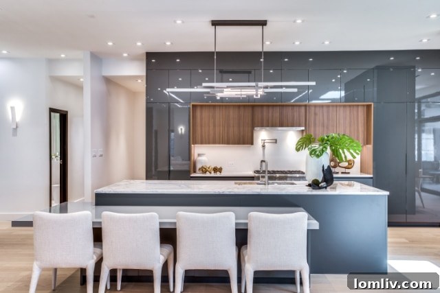 Modern Dining Room Dallas Panda Marble Wall