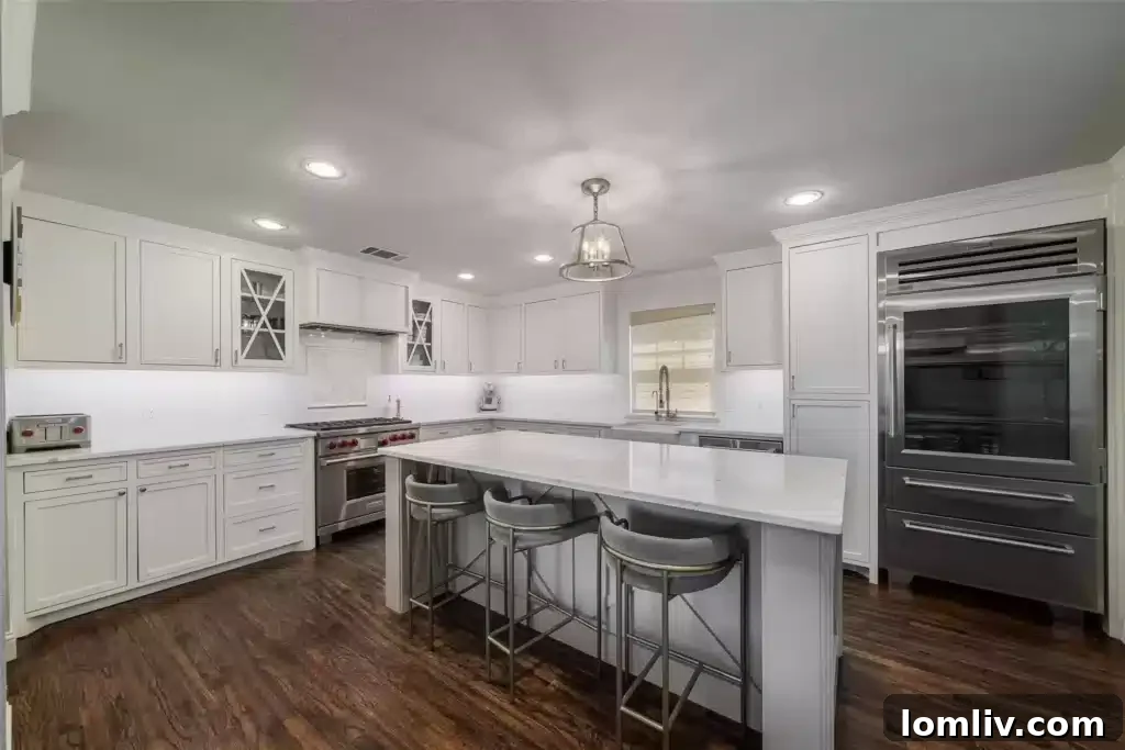 Gourmet Kitchen with Wolf and SubZero Appliances