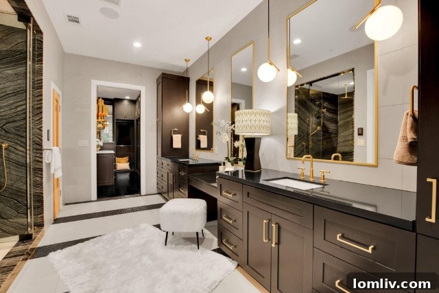 Luxurious Primary Bathroom with Freestanding Tub and Walk-in Shower