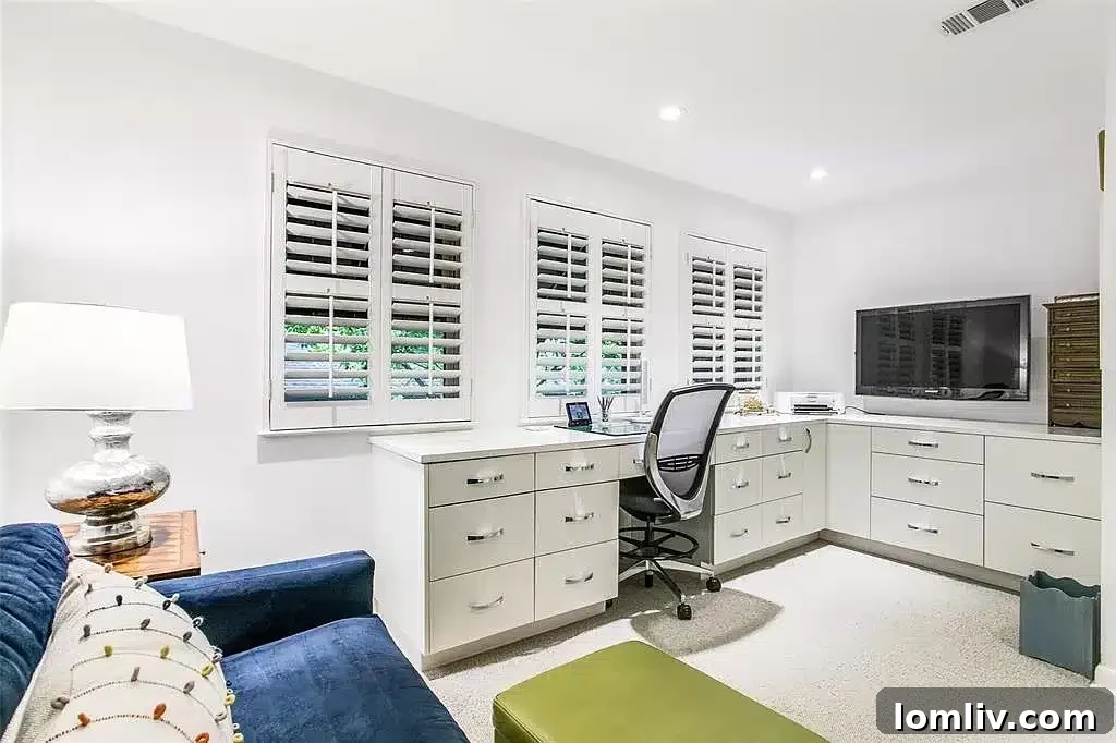 Spacious backyard with a refreshing pool in the Lakewood property