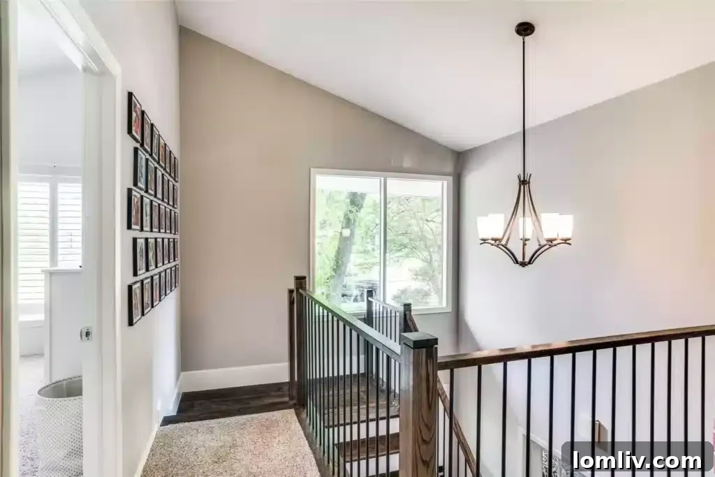 White Rock Elementary: A Galactic Home for Growing Minds 8 One of the modern bathrooms in the home, featuring elegant fixtures.