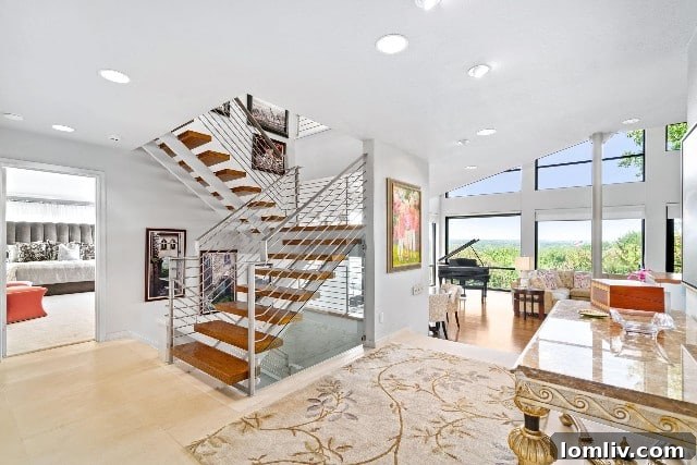 Modern Staircase in Westover Hills Home