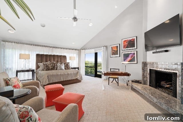 Kitchen with Floor-to-Ceiling Windows